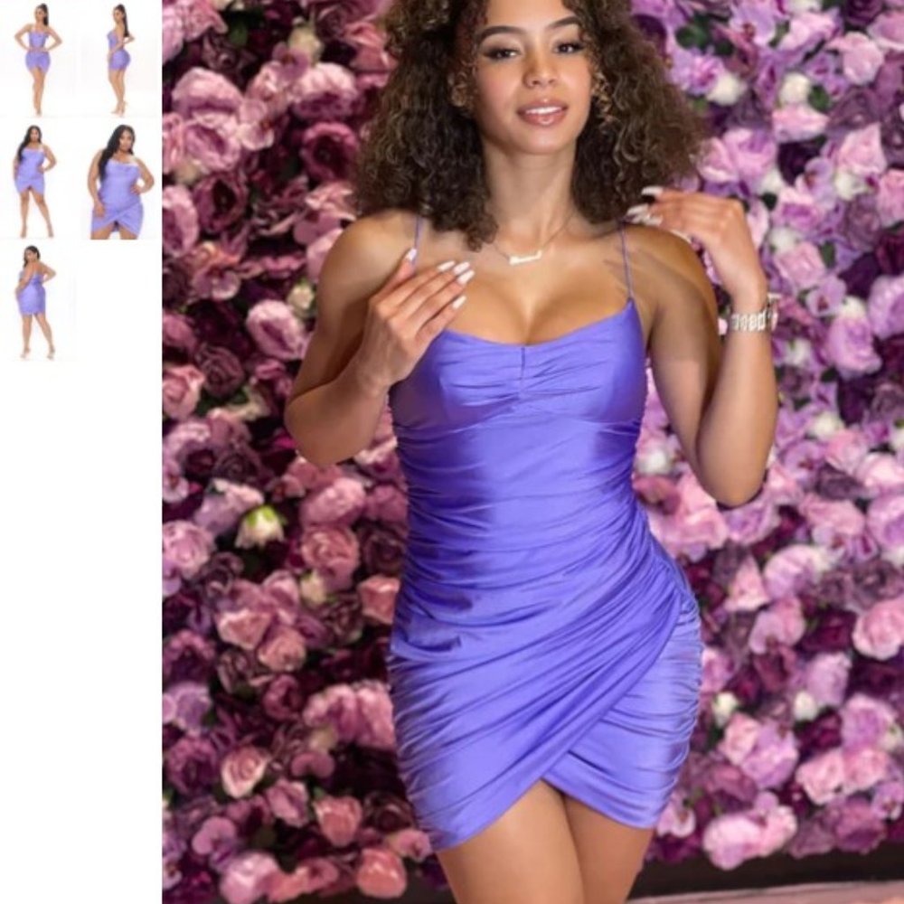 Katherine Mini Dress - Lilac